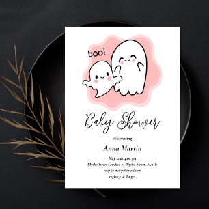 Baby Boo Ghost Shower Invitation