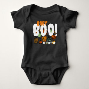 Baby Boo! Halloween black spooky Bodysuit