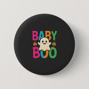 Baby Boo Halloween Ghost Design_1 2 Inch Round Button