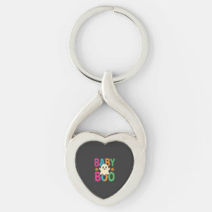 Baby Boo Halloween Ghost Design_1 Keychain