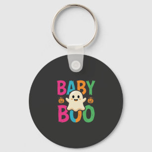Baby Boo Halloween Ghost Design_1 Keychain