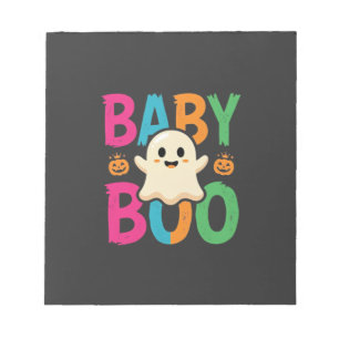 Baby Boo Halloween Ghost Design_1 Notepad