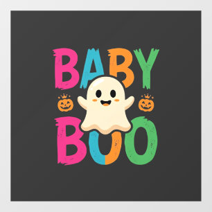 Baby Boo Halloween Ghost Design_1 Window Cling