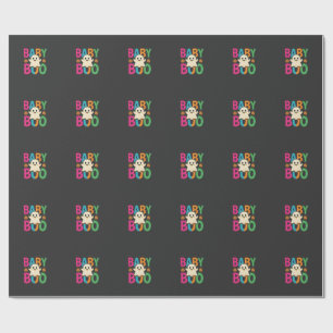 Baby Boo Halloween Ghost Design_1 Wrapping Paper