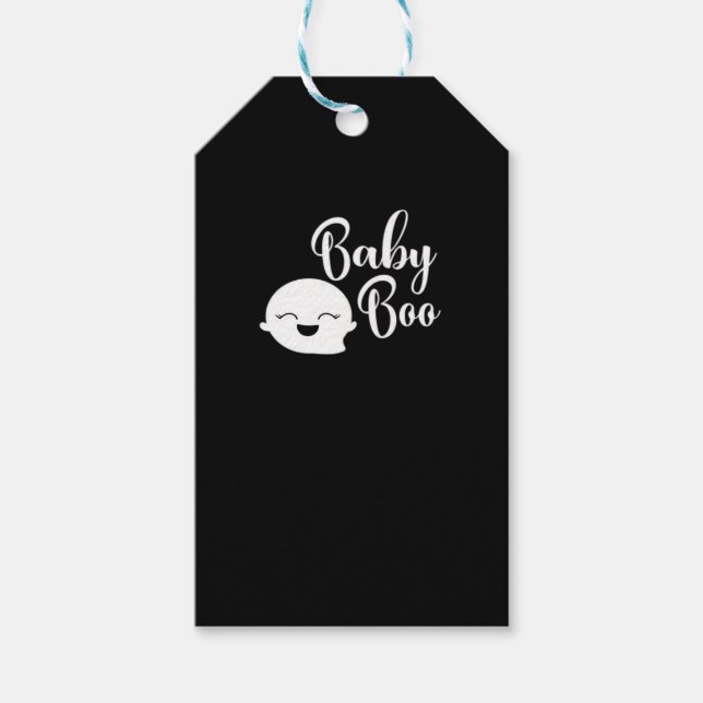 Baby Boo Halloween  Gift Tags (Front)