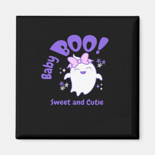 Baby Boo! Sweet And Toddler Halloween Design Magnet