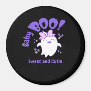 Baby Boo! Sweet And Toddler Halloween Design Magnet