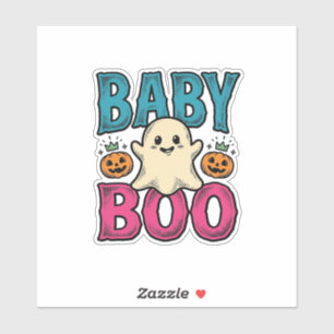 Baby Boo Vintage Halloween Ghost Shirt Design_1