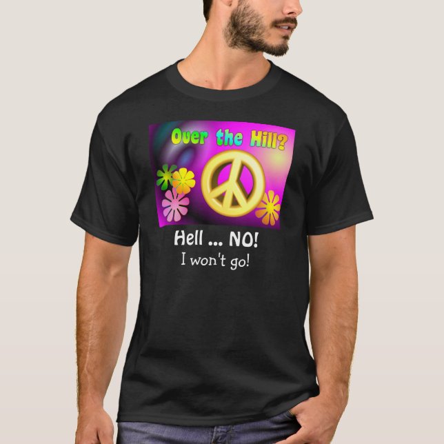 Baby Boomer Psychodelic T-Shirt (Front)