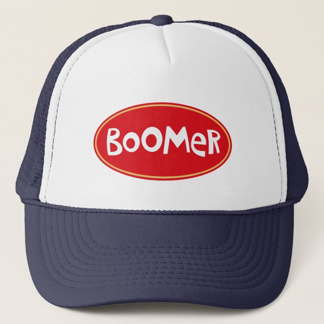 Baby BOOMER Trucker Hat (Front)