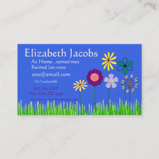 Baby Boomer's Retirement Business Card