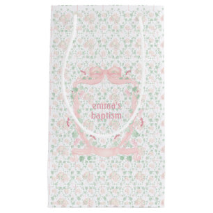Baby Bootie Coquette Crest Small Gift Bag