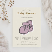 Baby Booties Newborn Illustration Baby Shower