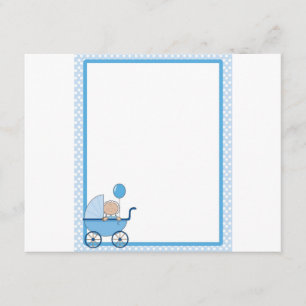 Baby Border Boy Invitation