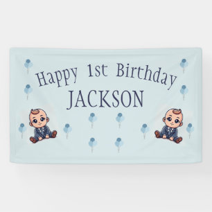 Baby Boss Birthday Banner–Custom Party Decoration Banner