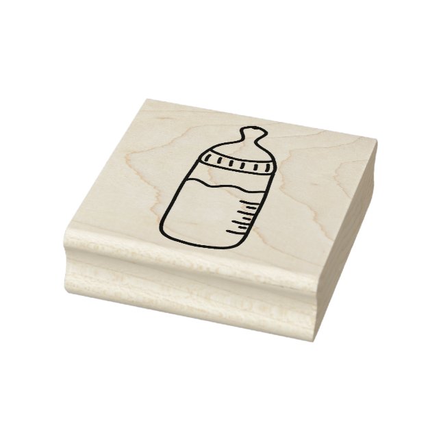 Baby Bottle  Rubber Stamp (Stamp)
