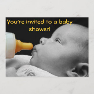 Baby Bottle: You're invited to a baby shower! Invitation