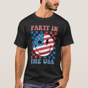Baby Boy 4th July Party In USA American Flag Men D T-Shirt