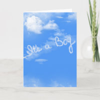 Baby Boy Airplane Contrail