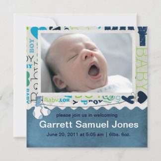 Baby Boy Baby faire-part