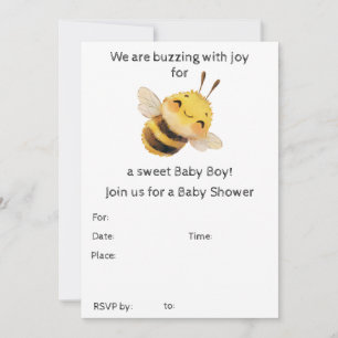 Baby Boy Baby Shower invitation