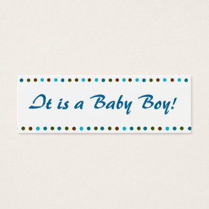 Baby Boy Birth Announcement
