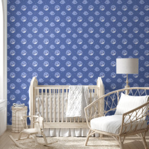 Baby Boy Blue Pufferfish Wallpaper