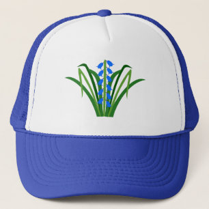 Baby Boy Bluebell Flowers Spring Trucker Hat