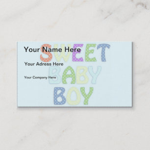 Baby Boy Business Card