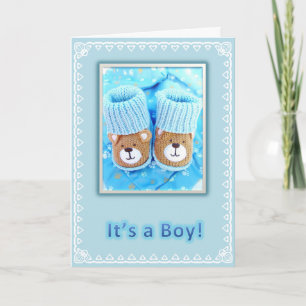 Baby boy card