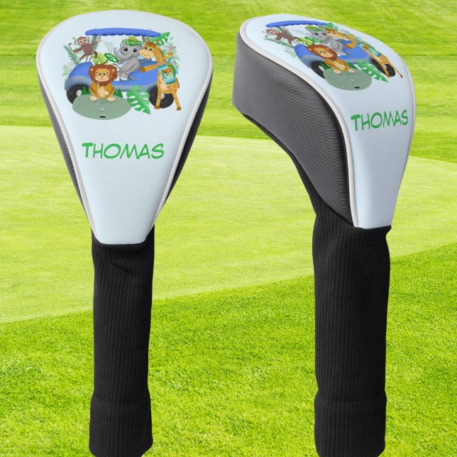 Baby Boy Elephant & Monkey Golf  Head Cover (Creator Uploaded)