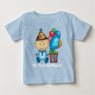 baby boy First Birthday t-shirt