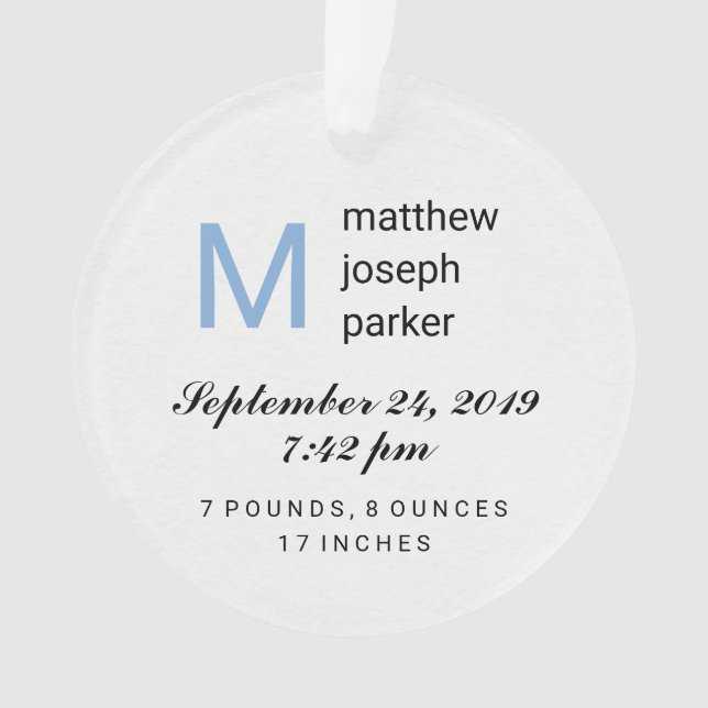 Baby Boy First Christmas avec photo (devant)