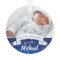 Baby Boy First Christmas Photo Ornament