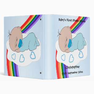 Baby Boy First Photo Album 3 Anneau Classeur