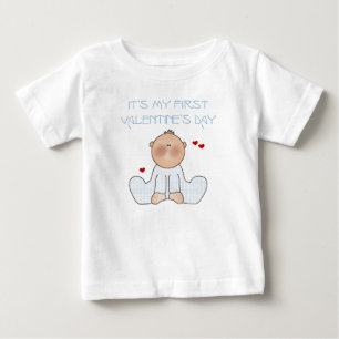 Baby Boy First Valentine's Day T-Shirt