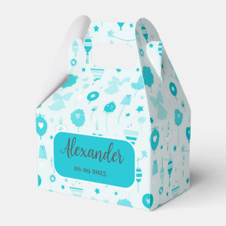 Baby Boy Gender Reveal Favor Box