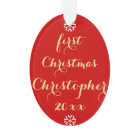 Baby Boy Girl personnalisée Prénom de Noël