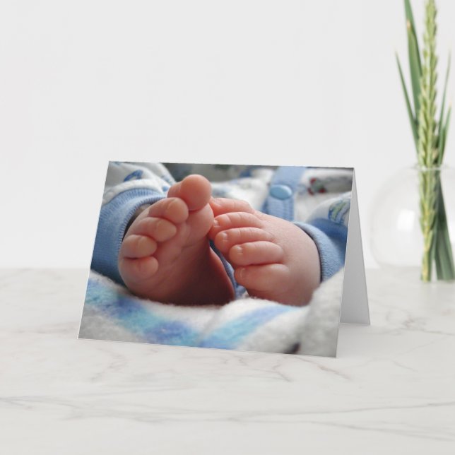 Baby Boy Greeting Card (Front)