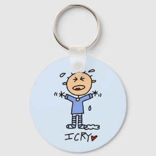 Baby Boy I Cry Tshirts and Gifts Keychain