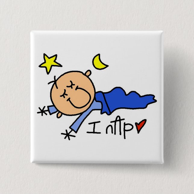 Baby Boy I Nap Button (Front)