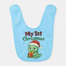 Baby Boy My 1st Christmas Dino