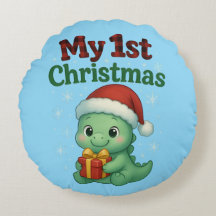 Baby Boy My 1st Christmas Dino
