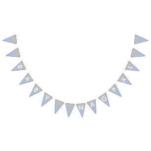 Baby Boy Nagpal Blue and Silver Banner