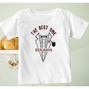 Baby Boy Name One Love Tuxedo T-Shirt