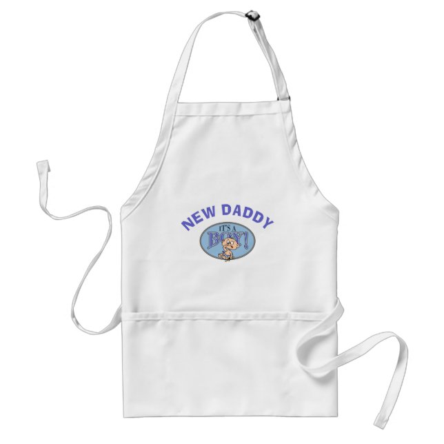 Baby Boy New Daddy Standard Apron (Front)