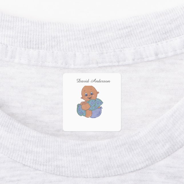 Baby boy - nom Étiquette (Apposé)