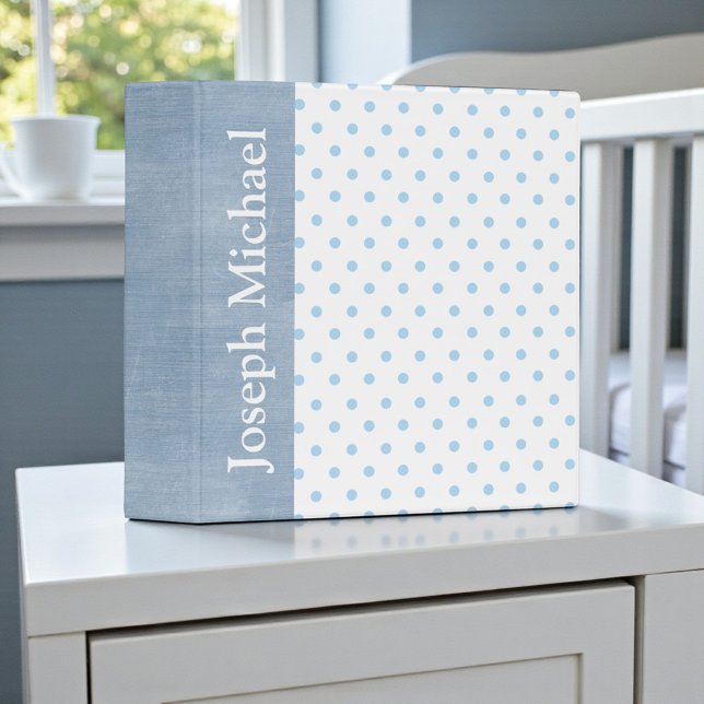 Baby Boy Personalized Custom Photo Album Gift Binder (Creator Uploaded)