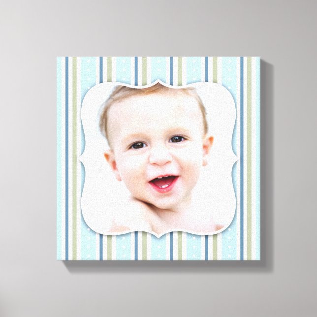 Baby Boy Photo [12x12 Inches] Canvas Print (Front)