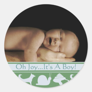 Baby Boy Photo Stickers